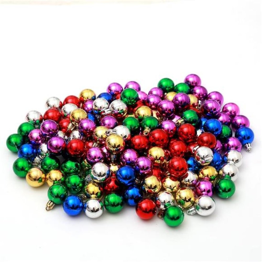 144 PCS/1.18 inch Christmas Tree Ornaments, Christmas Ball, Shatterproof